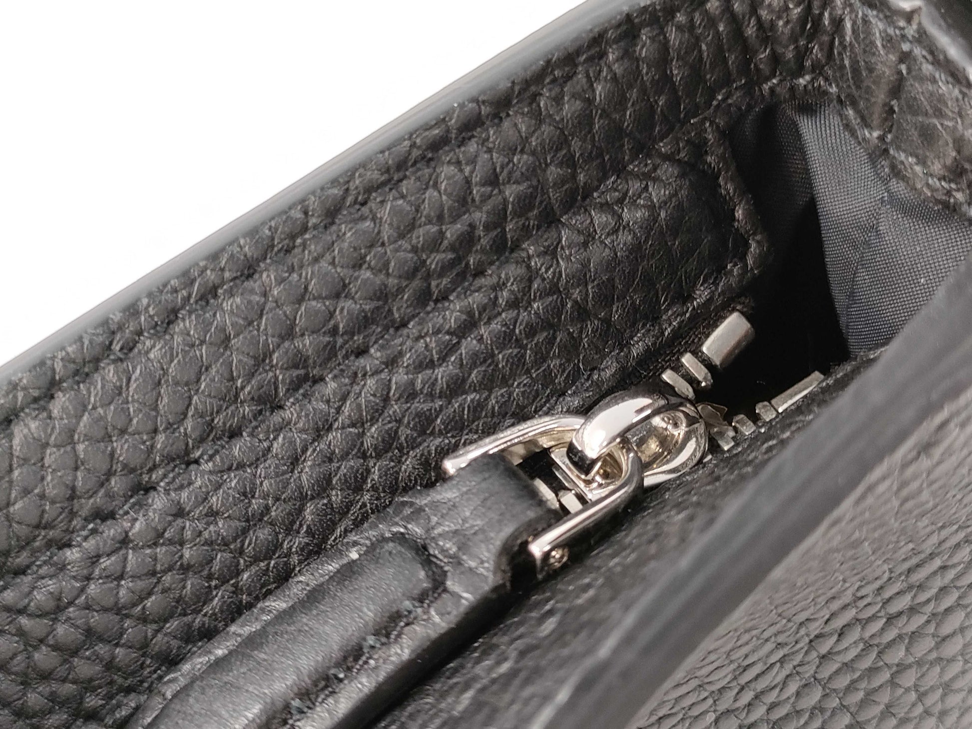 Salvatore Ferragamo Gancini Embossed Leather Shoulder Bag