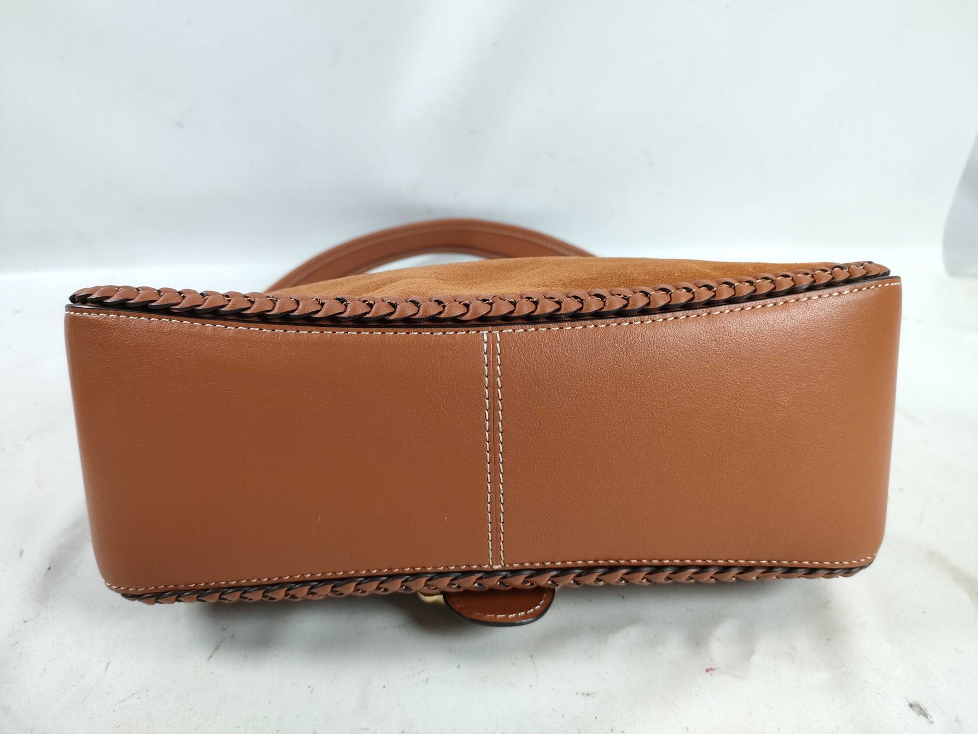 COACH CJ817 Leather Shoulder Bag