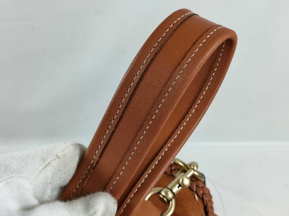 COACH CJ817 Leather Shoulder Bag