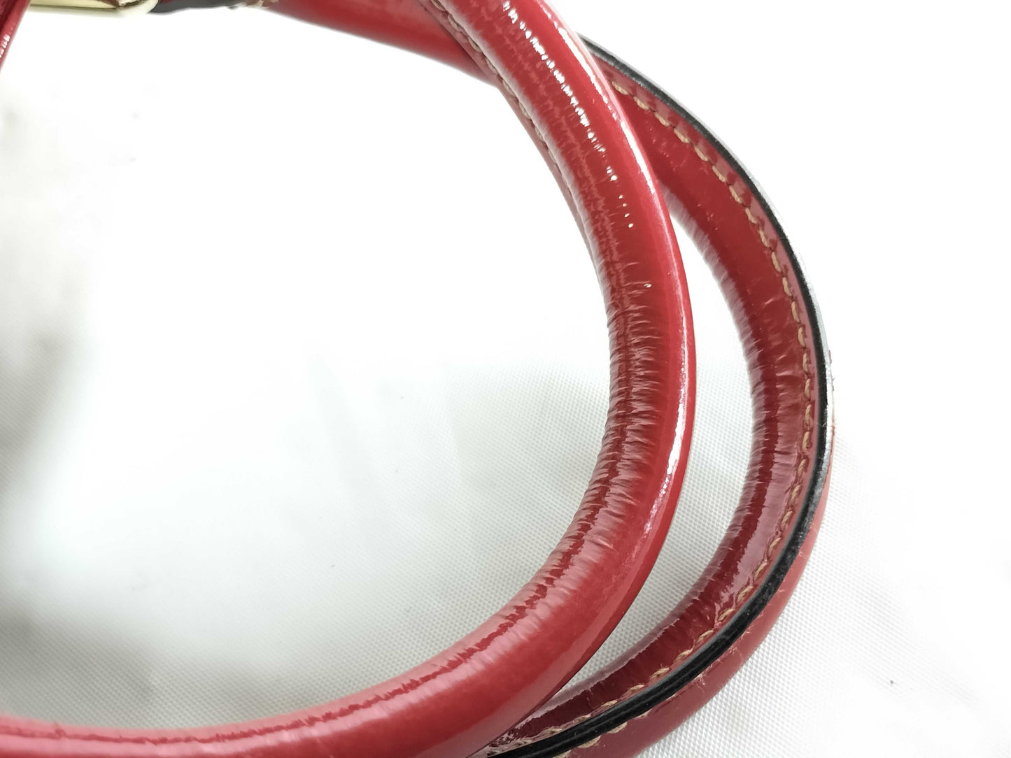 GUCCI Bamboo 189895 PVC Sherry Ribbon Boston Bag