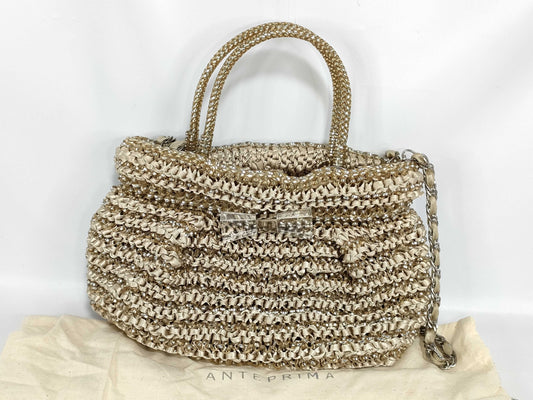 ANTEPRIMA Cristallo Fiocco 2-Way Chain Handbag