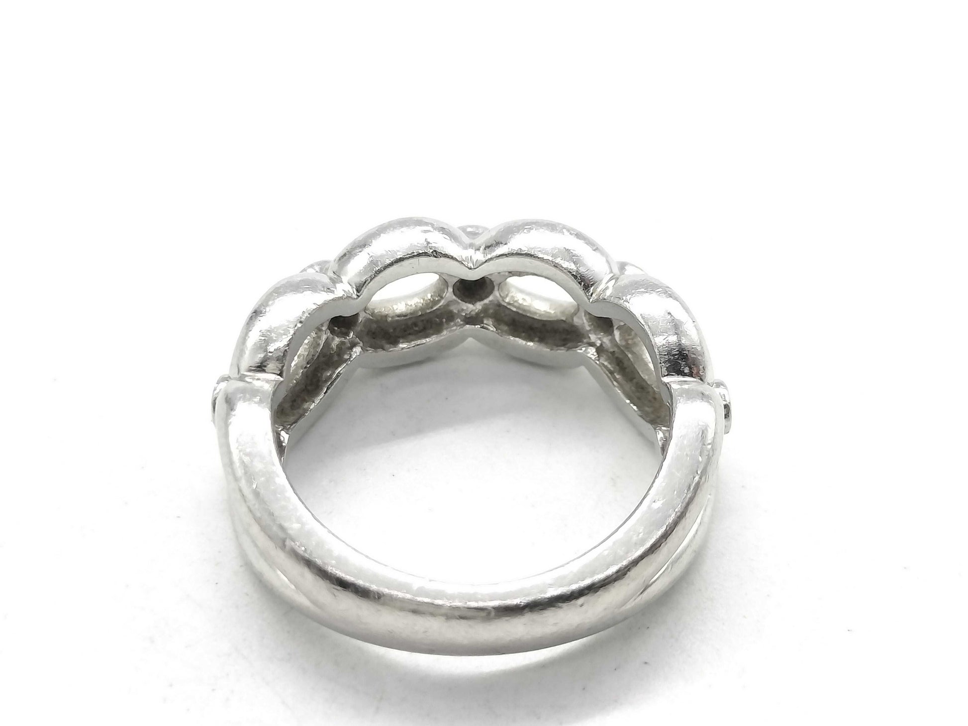MIKIMOTO D 0.09ct PT950 11.7g Ring 