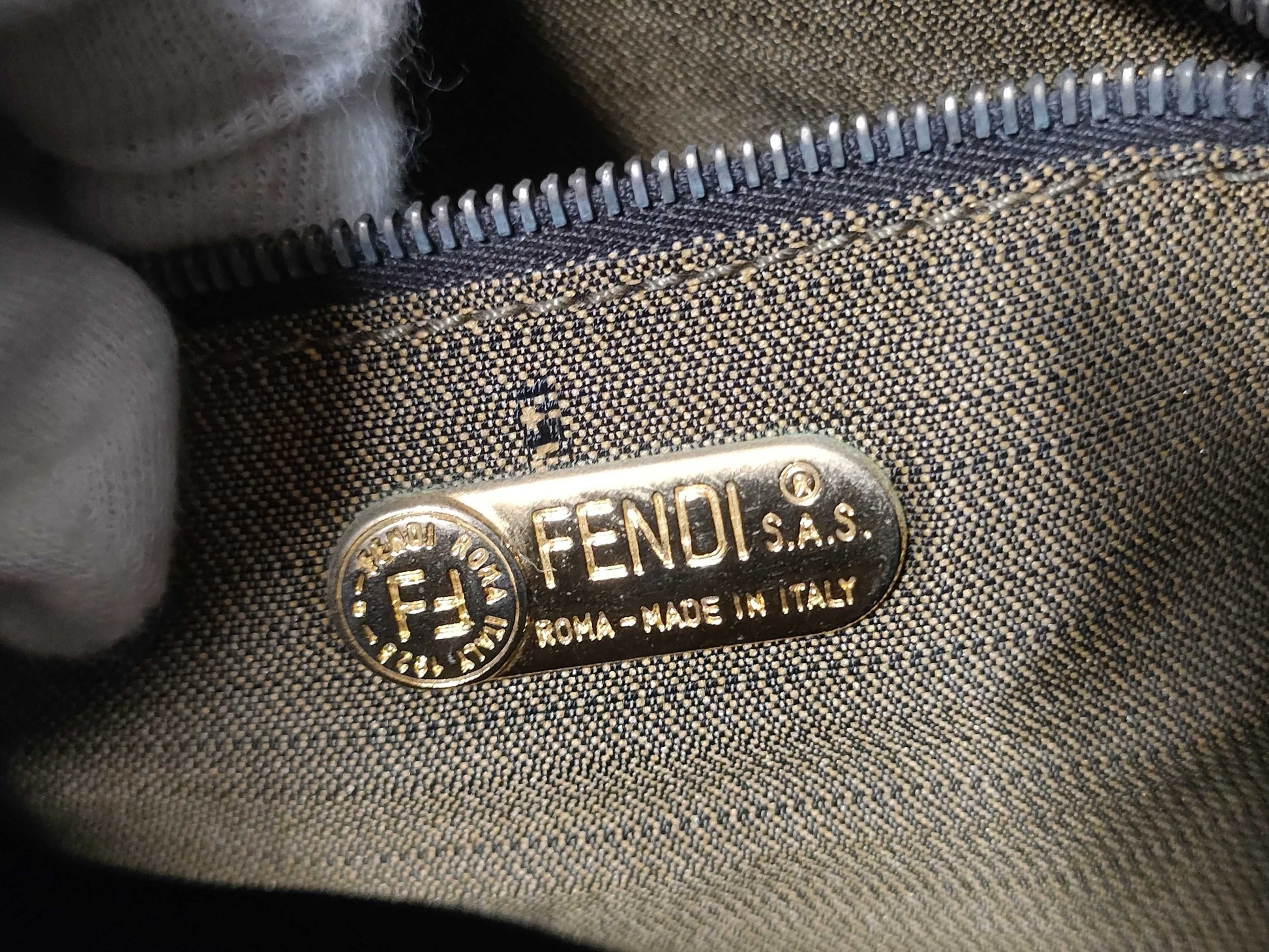 FENDI Zucca pattern one-shoulder shoulder bag