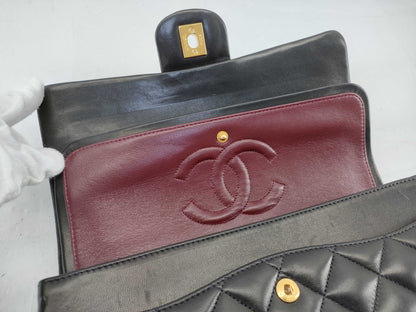 CHANEL [With sticker card] No. 3 Lambskin Matelasse 25 Shoulder Bag