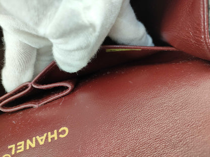 CHANEL [With sticker card] No. 3 Lambskin Matelasse 25 Shoulder Bag
