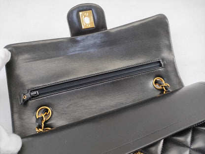CHANEL [With sticker card] No. 3 Lambskin Matelasse 25 Shoulder Bag