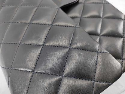 CHANEL [With sticker card] No. 3 Lambskin Matelasse 25 Shoulder Bag