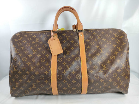 LOUIS VUITTON M41424 Monogram Keepall 55 MI874 Boston Bag