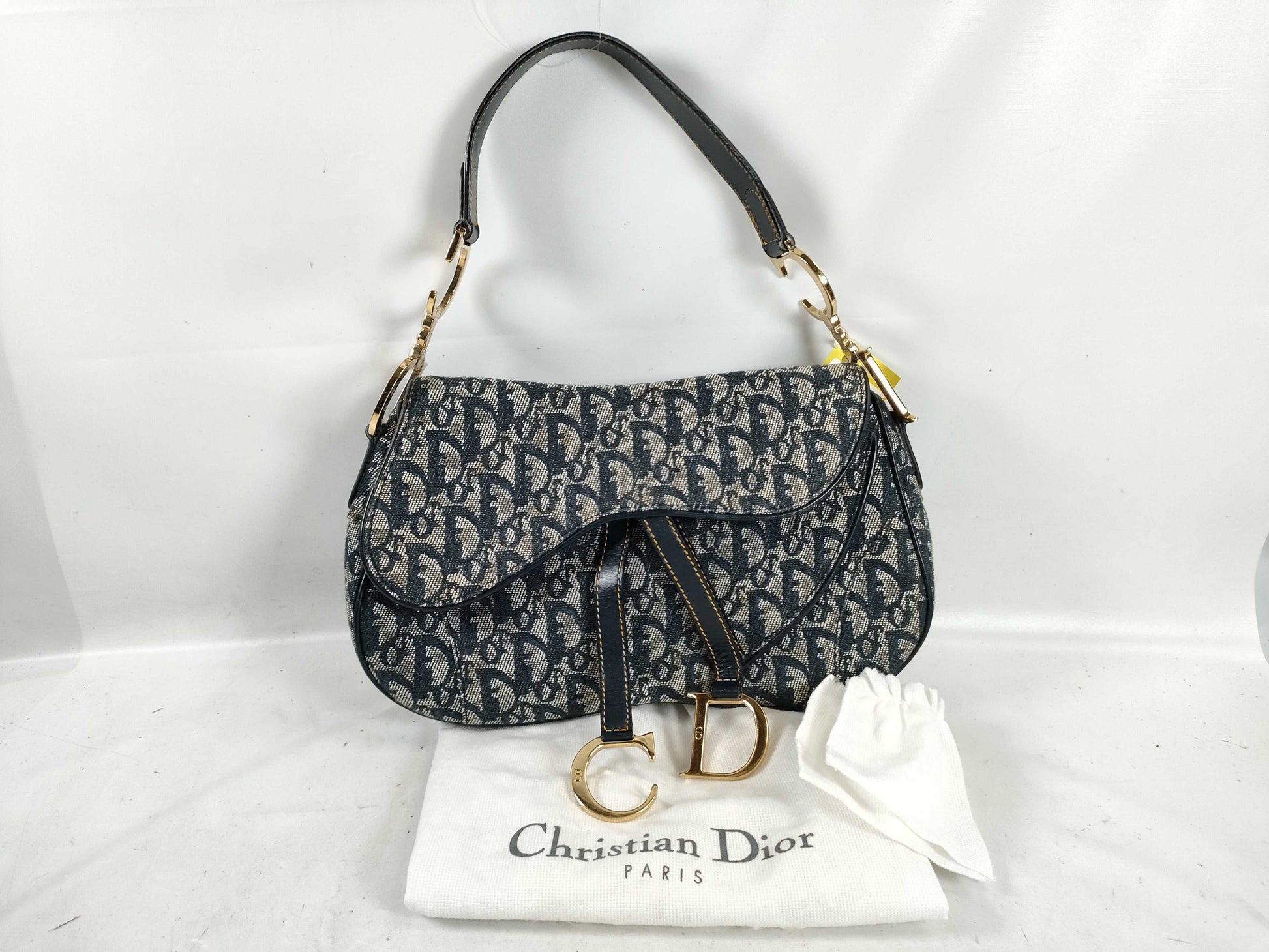 Dior Trotter Double Saddle Shoulder Bag