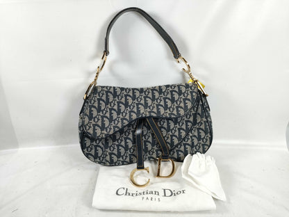 Dior Trotter Double Saddle Shoulder Bag