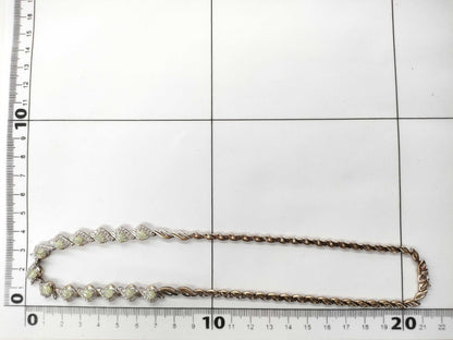 Chrysoberyl Cat's Eye 6.26ct D0.80ct K18 31.7g Necklace 