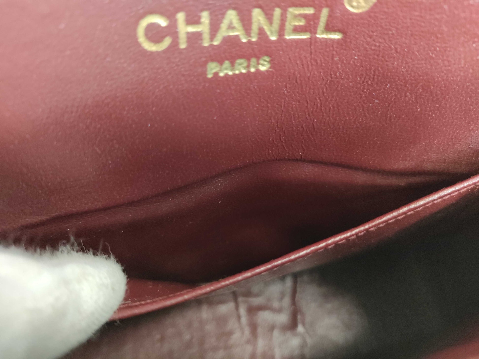 CHANEL Matelasse Matelasse Mini Turnlock Circle Chain Shoulder Bag