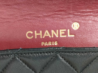 CHANEL Matelasse Matelasse Mini Turnlock Circle Chain Shoulder Bag