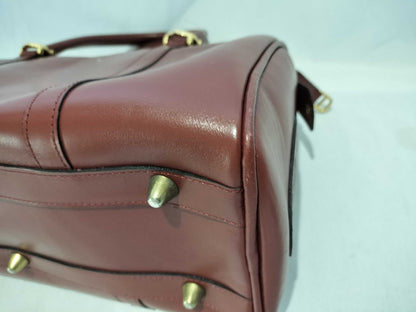 Cartier Must Must Line Leather Boston Bag Boston Bag