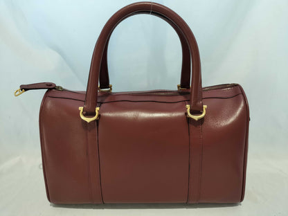 Cartier Must Must Line Leather Boston Bag Boston Bag