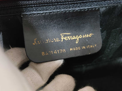 Salvatore Ferragamo Vara Vara Ribbon Handbag Red Handbag