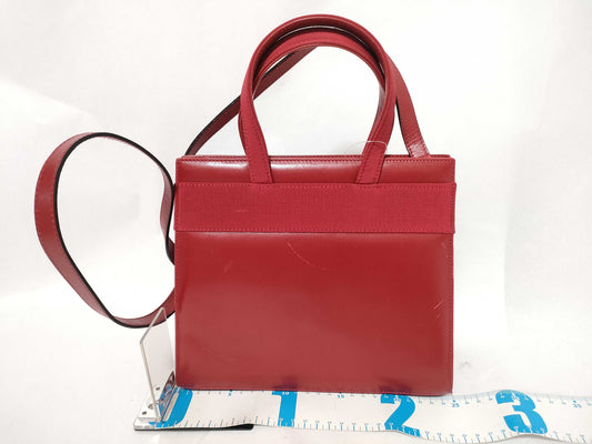 Salvatore Ferragamo Vara Vara Ribbon Handbag Red Handbag