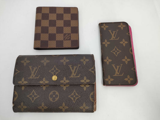 LOUIS VUITTON Monogram Damier Wallet/Smartphone Case Wallet