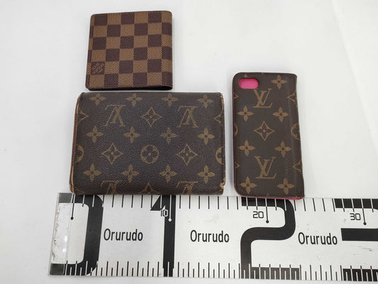 LOUIS VUITTON Monogram Damier Wallet/Smartphone Case Wallet