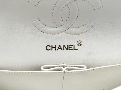 CHANEL Lambskin Double Flap Shoulder Bag
