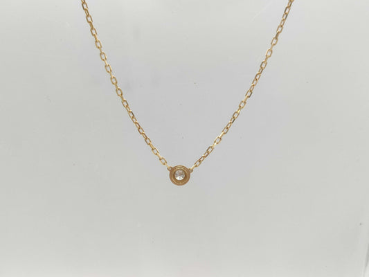 Cartier Amour 1PD YG Au750 2.8g Ring 