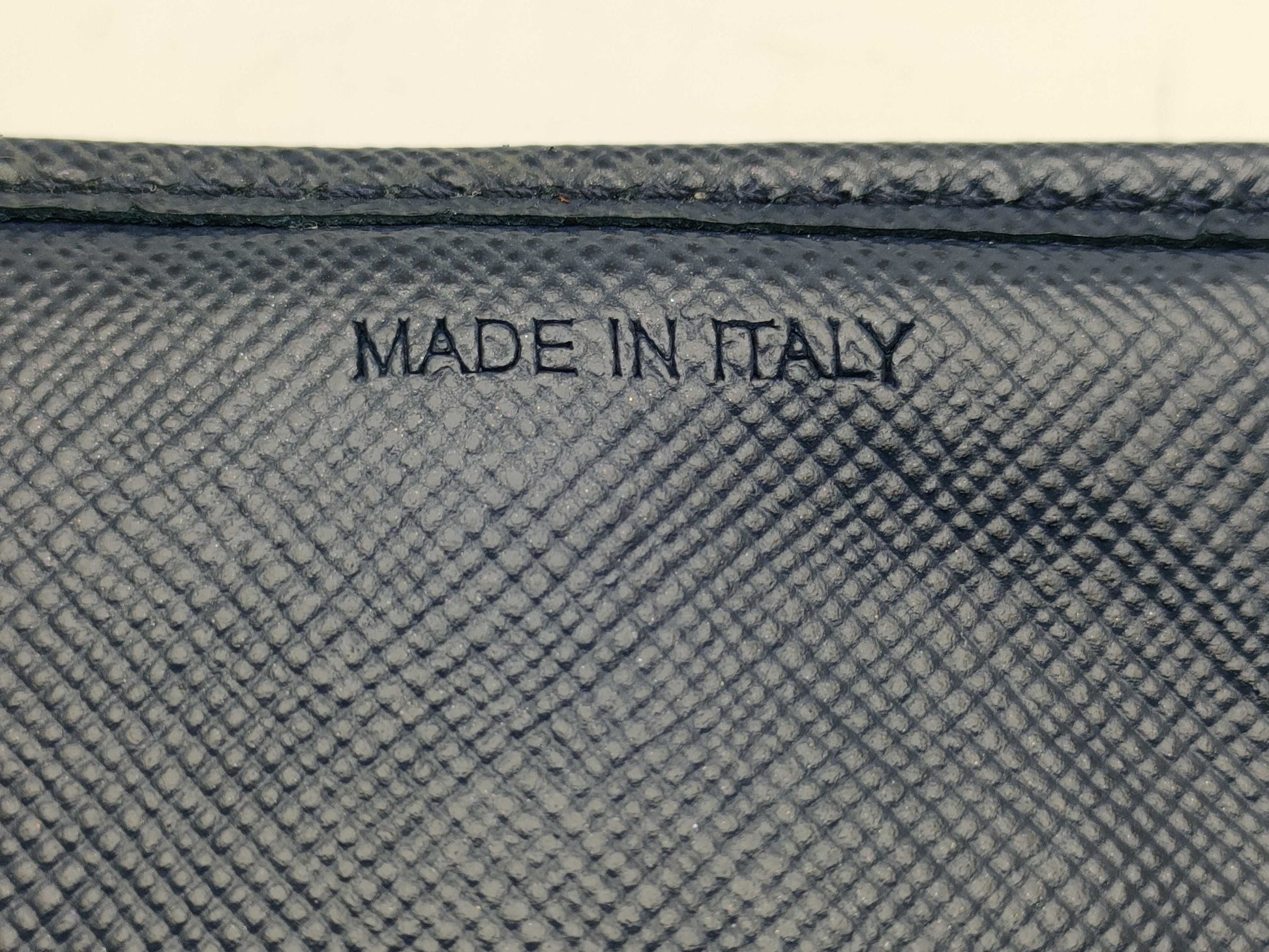 PRADA Saffiano Ribbon Round Long Wallet