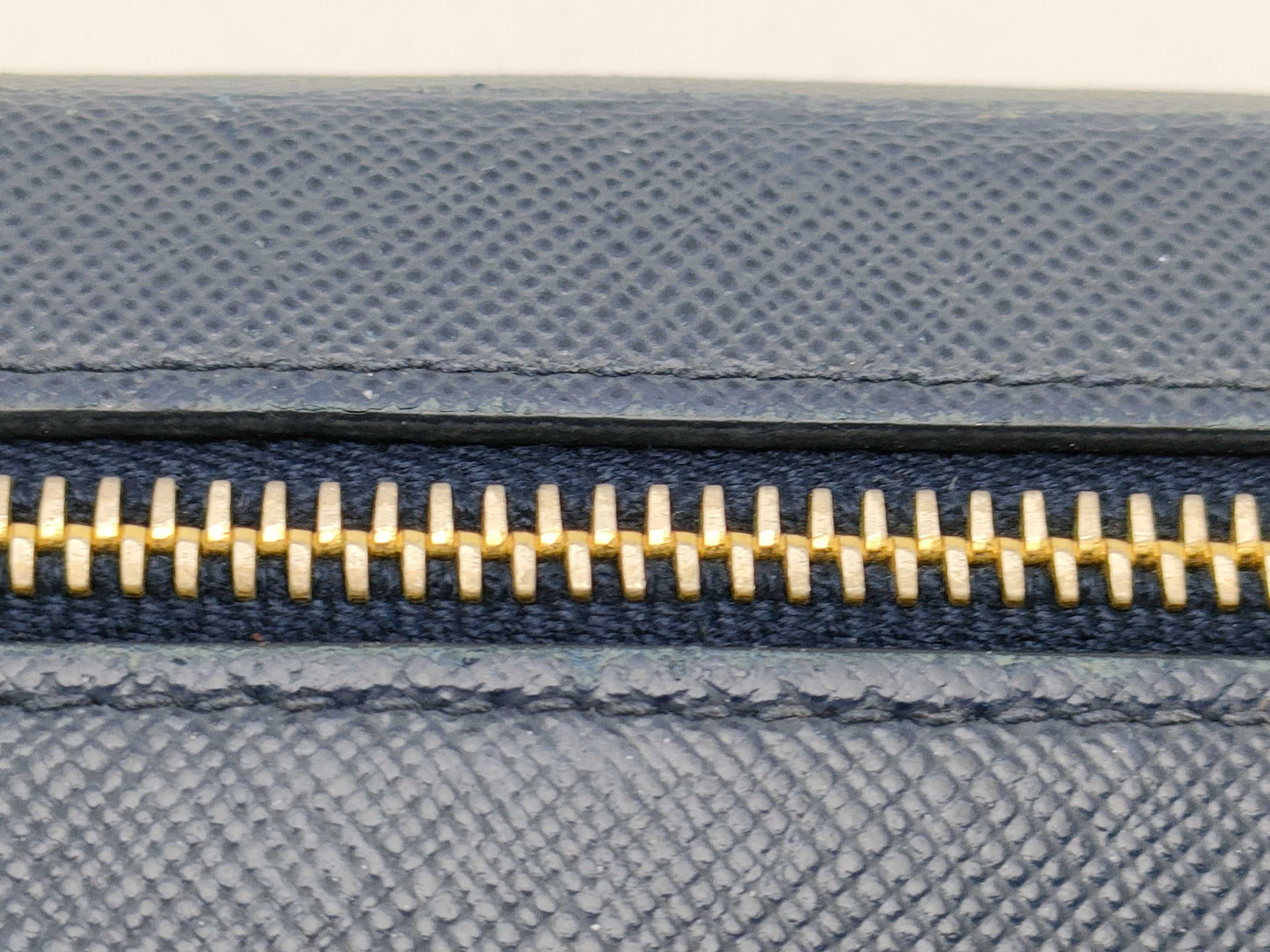 PRADA Saffiano Ribbon Round Long Wallet