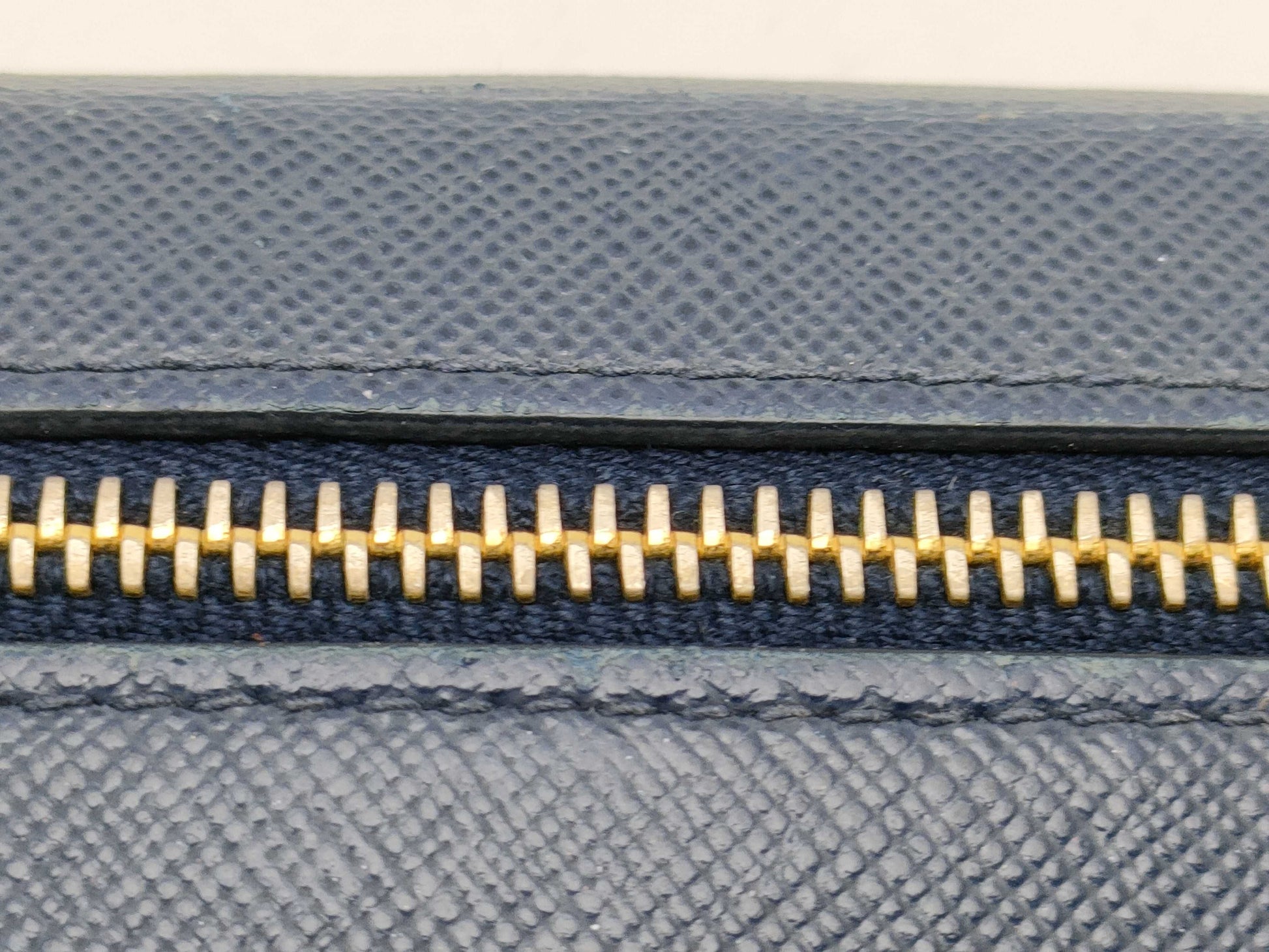 PRADA Saffiano Ribbon Round Long Wallet