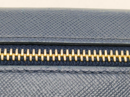 PRADA Saffiano Ribbon Round Long Wallet