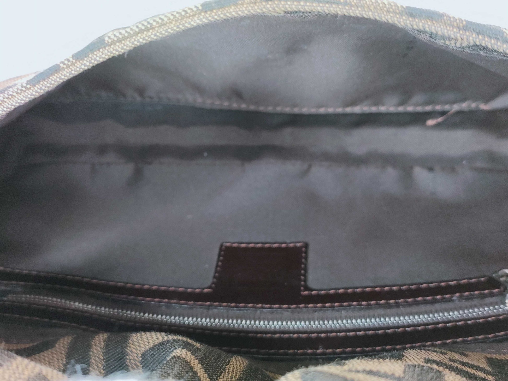 FENDI Zucca Mamma Bucket One-Shoulder Handbag