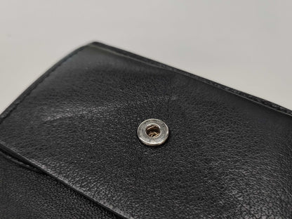 BALENCIAGA Leather Tri-fold Wallet Black 391446 Wallet