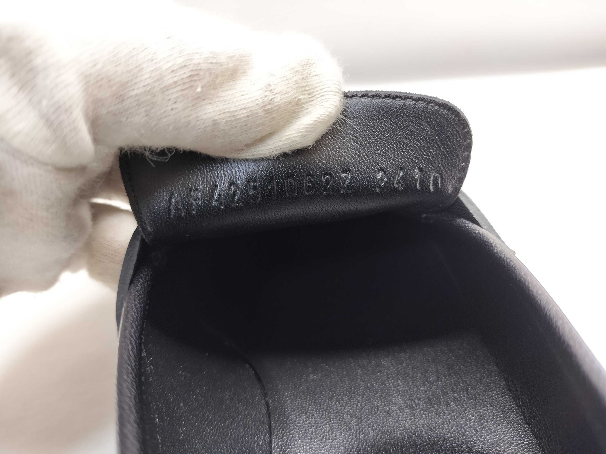 HERMES Paris Moccasin/Black Loafers