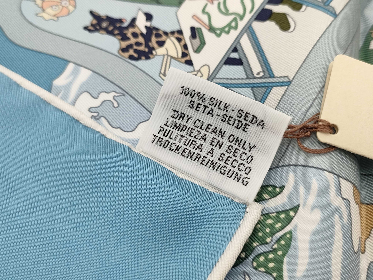 HERMES Carre Carre 90/Academy Ipika Scarf