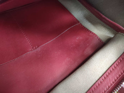 Salvatore Ferragamo Gancini Nolita GG-21E621 / Red Handbag