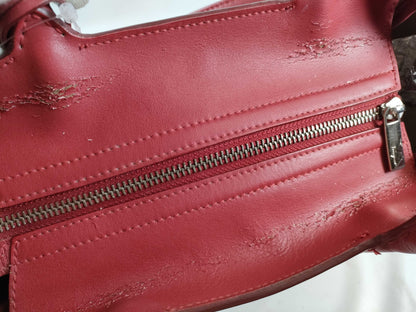 Salvatore Ferragamo Gancini Nolita GG-21E621 / Red Handbag