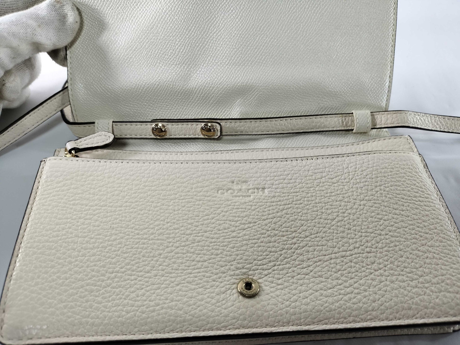 COACH Signature F26245/10061/Shoulder Wallet Shoulder Bag