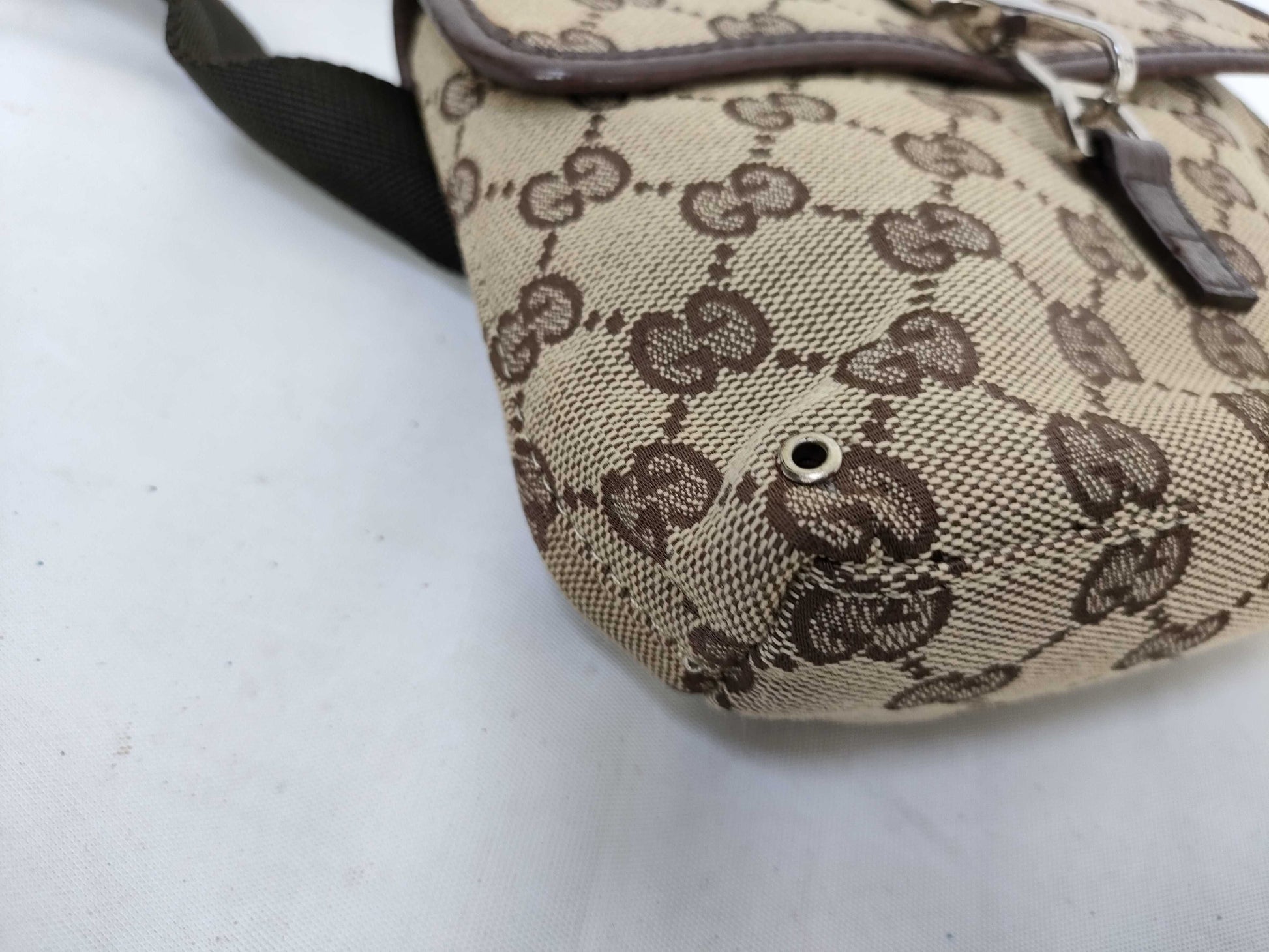 GUCCI GG Canvas 92543 Waist Pouch Waist Bag