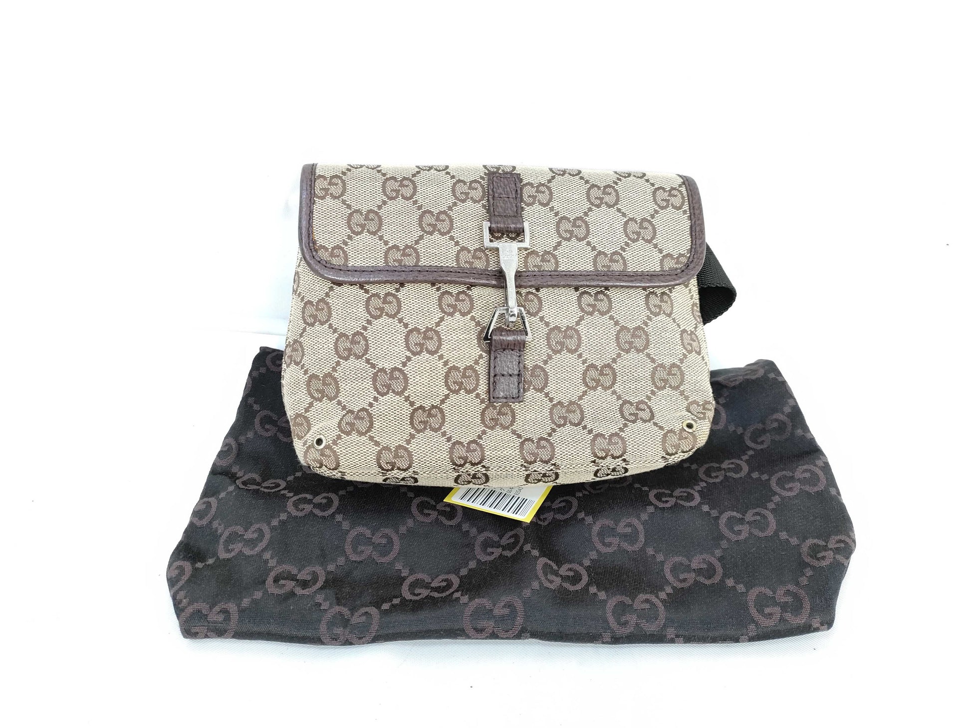 GUCCI GG Canvas 92543 Waist Pouch Waist Bag