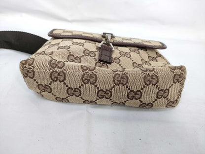 GUCCI GG Canvas 92543 Waist Pouch Waist Bag