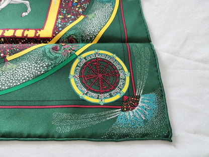 HERMES Carré Skillful Fire 40 Scarf