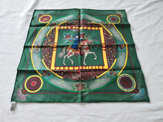 HERMES Carré Skillful Fire 40 Scarf