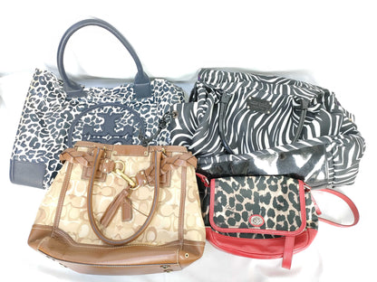 COACH Signature 10789/F24103/Tory Burch/Kate Spade Bag *4-Piece Handbag Set