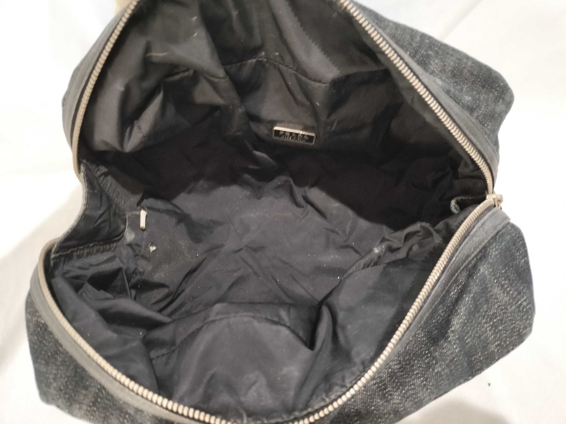 PRADA denim pouch pouch