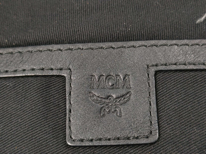 MCM Nylon Backpack Black Backpack