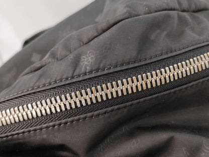 MCM Nylon Backpack Black Backpack
