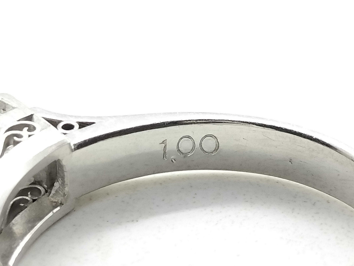 D1.00ct PT900 4.8g Ring 