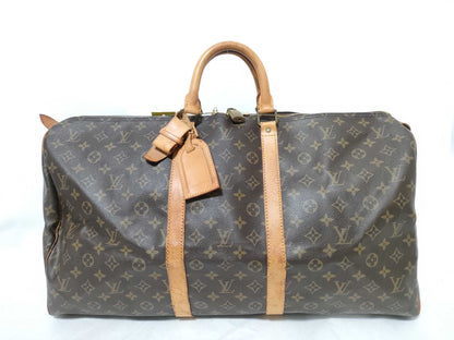 LOUIS VUITTON Monogram M41424 Keepall 55 Boston Bag