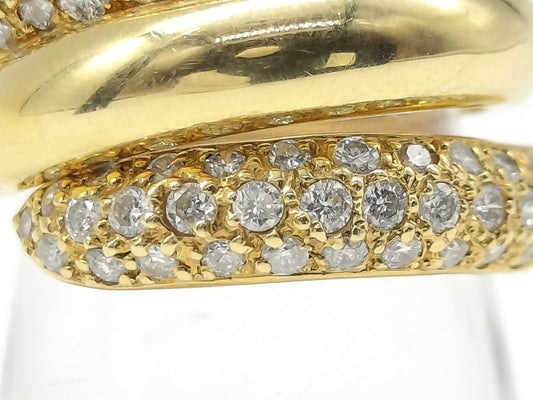 D1.17ct 750 14.6g Ring 