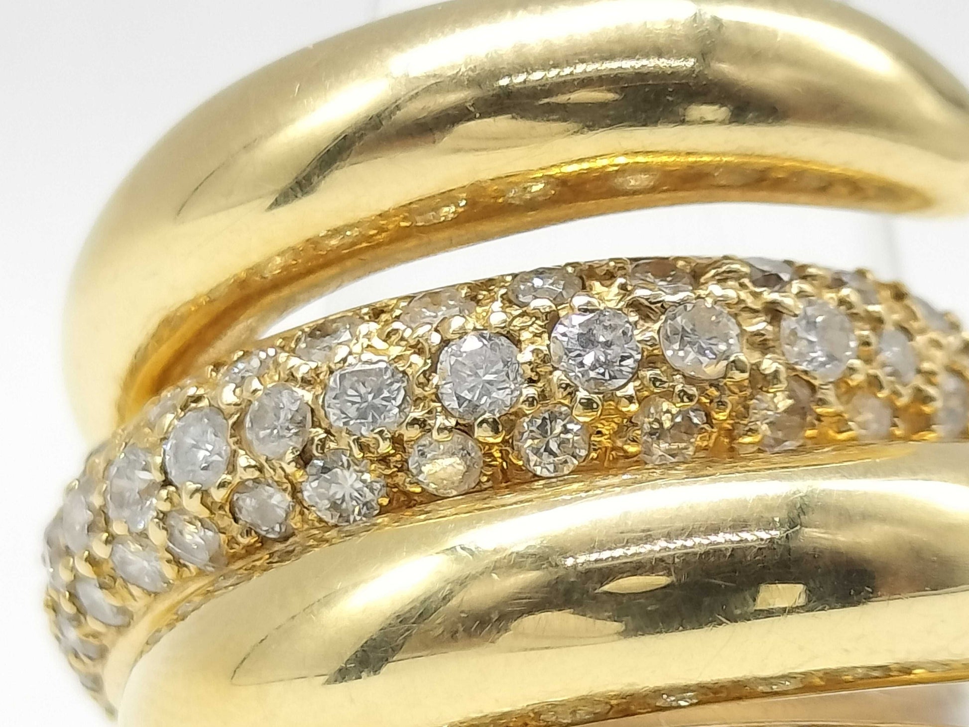 D1.17ct 750 14.6g Ring 