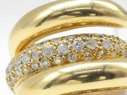 D1.17ct 750 14.6g Ring 